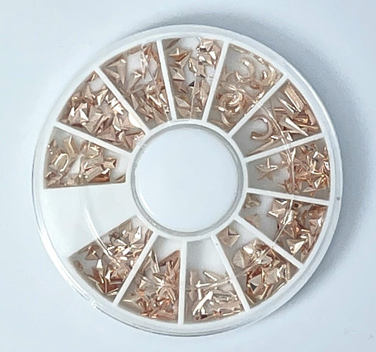 360 Strasssteine / Nagelschmuck Roségold