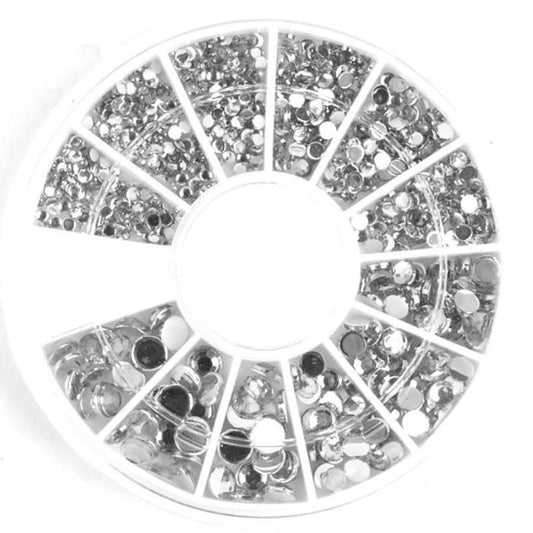 360 Strasssteine Silber