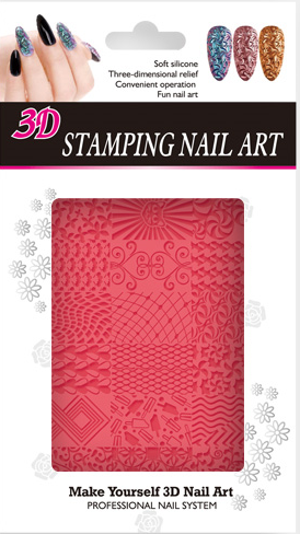 3D Silikon Stamping Matte XY02