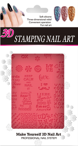 3D Silikon Stamping Matte XY05