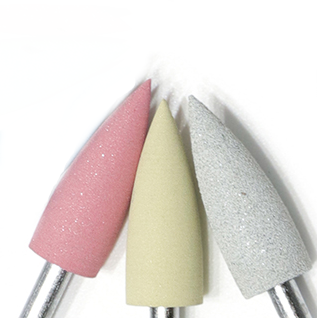 3er Set Silikonpolierer grob/medium/fein 7mm