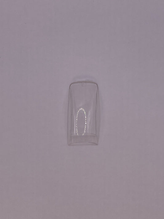 Klarer French Square Tip Nail-Accesoires von Nails Factory, 500 Stück, für Nagelgestaltung und Verlängerung