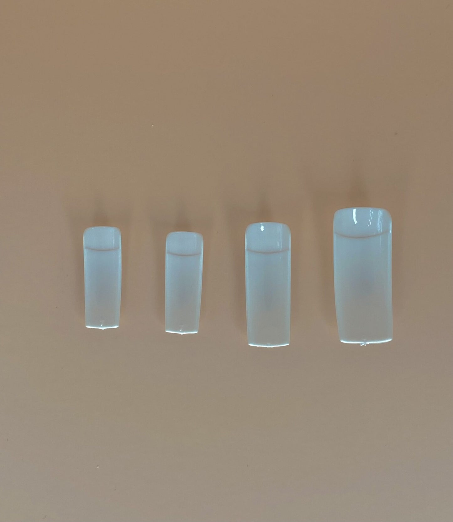 100-250 Half Cover Tips Weiss in Box