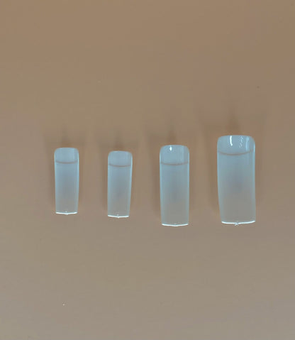 100-250 Half Cover Tips Weiss in Box