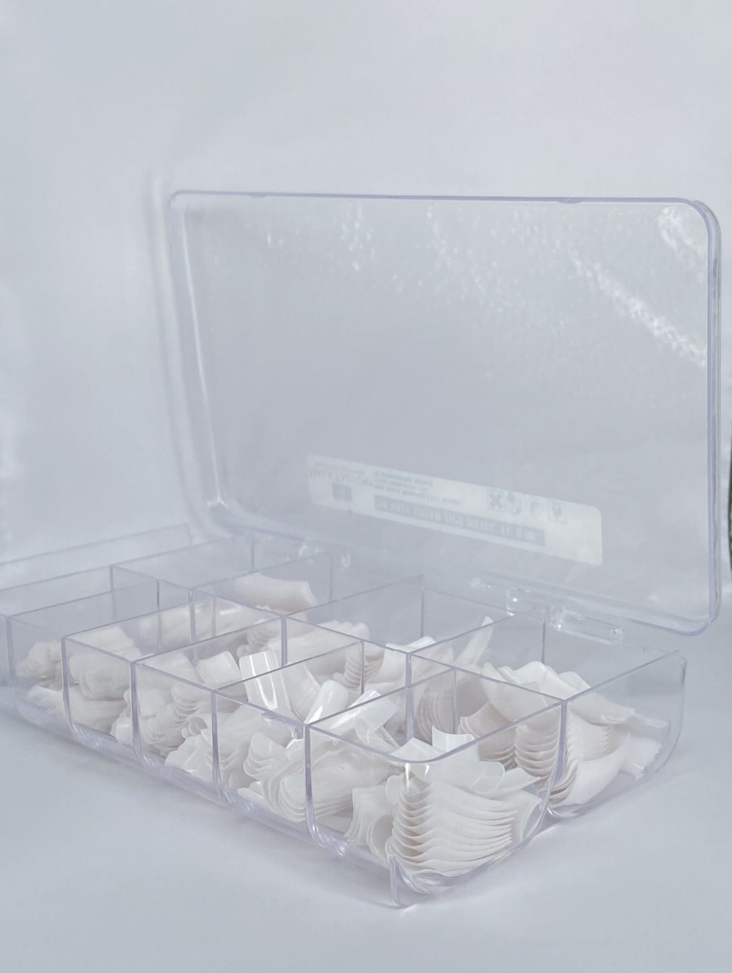 100-250 Half Cover Tips Weiss in Box