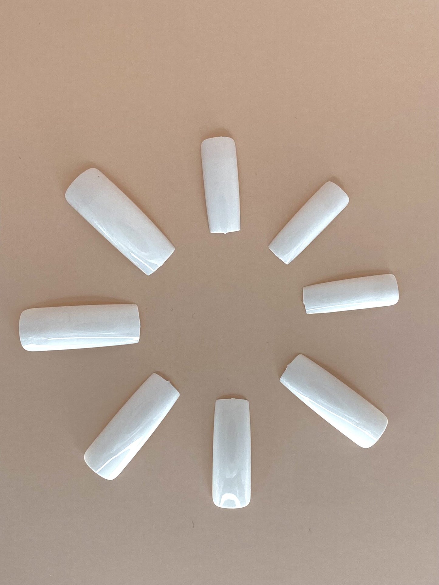 100-250 Half Cover Tips Weiss in Box