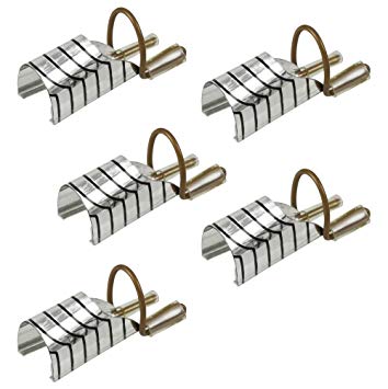 5x Metall Modellierschablonen Silber