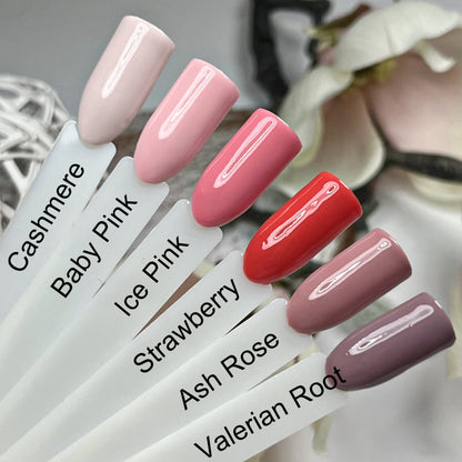 Blush & Burnt Farbgel Set Herbst 2024 Nails Factory  Blush & Burnt Farbgel Set Herbst 2024 Nails Factory  Farbgel Cashmere NF  Farbgel Baby Pink NF  Farbgel Ice Pink NF  Farbgel Strawberry NF  Farbgel Ash Rose NF  Farbgel Valerian Root NF