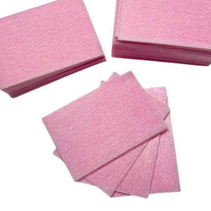 Pink cellulose pads