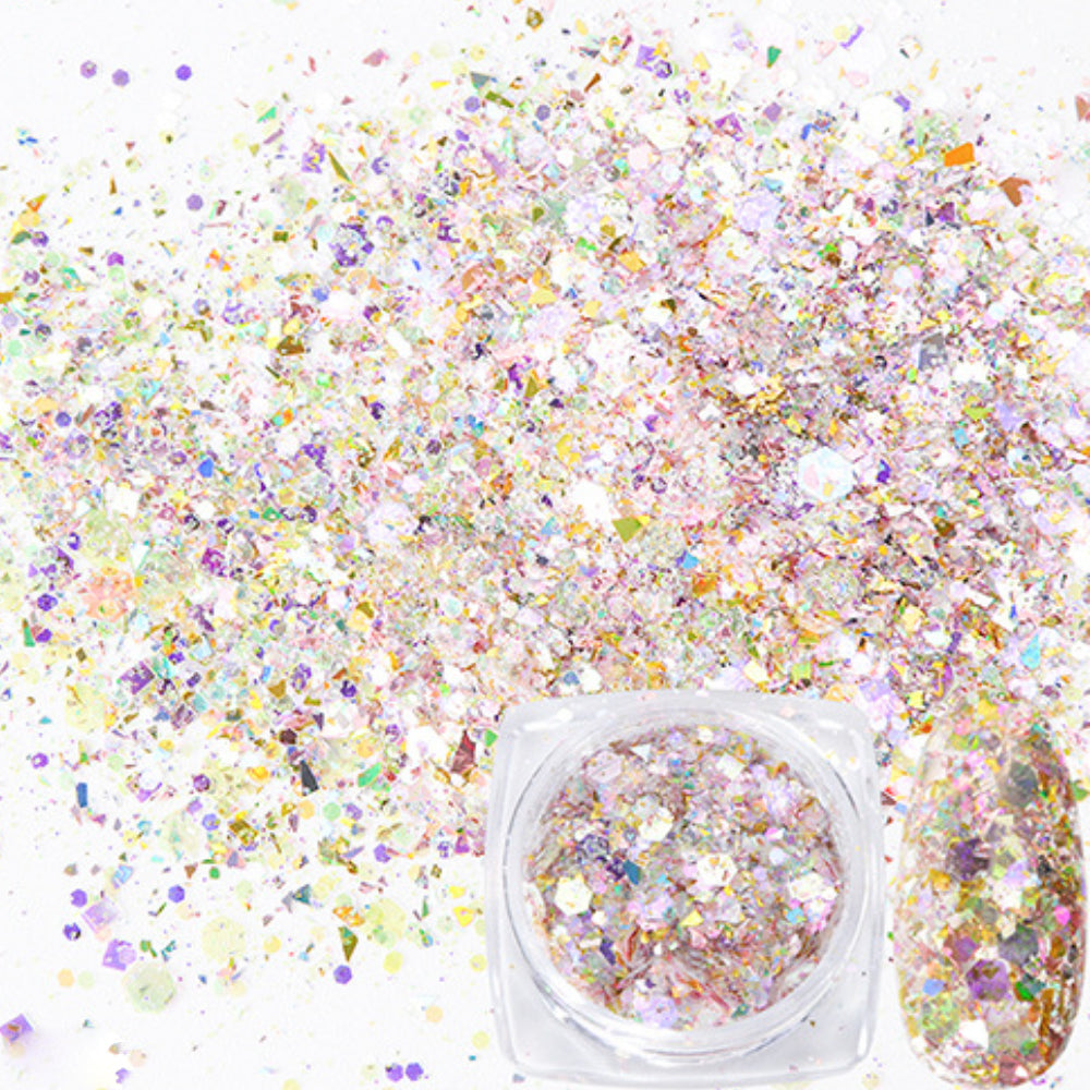 Extrem Nailart Glitzer Mermaid