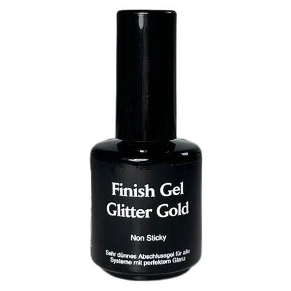 Finish Gel Glitter Gold 14ml