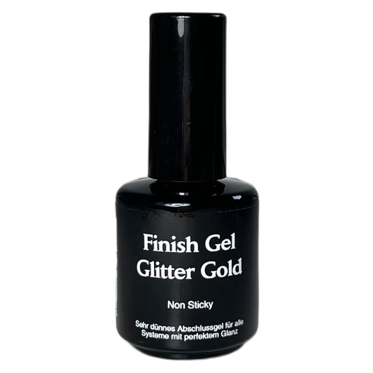 Finish Gel Glitter Gold 14ml