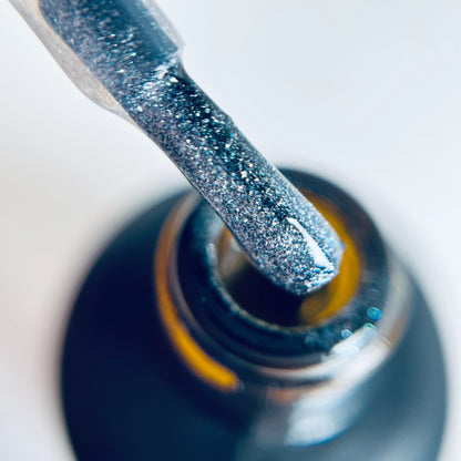 Finish Gel Glitter Silber