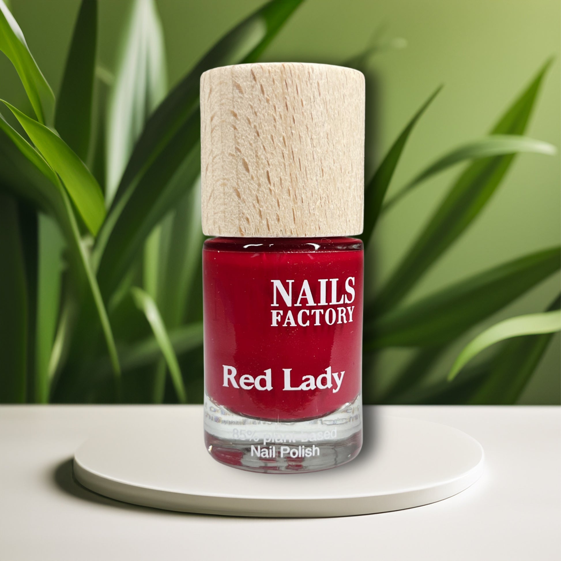 Green Plant Based Nagellack Red Lady Nails Factory