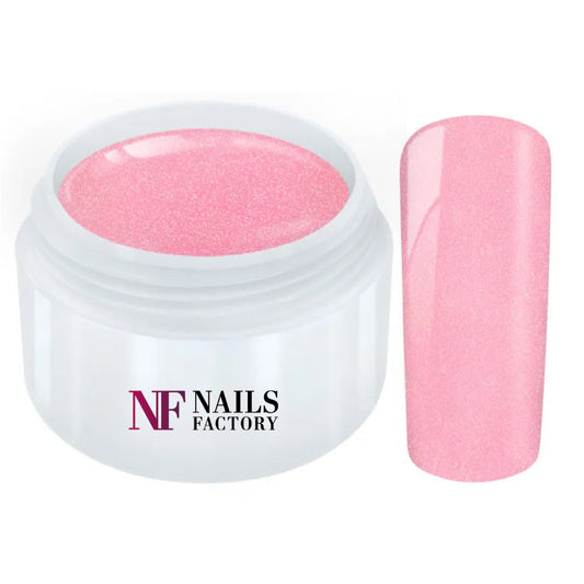 Nails Factory Farbgel Glitter Bubble Gum