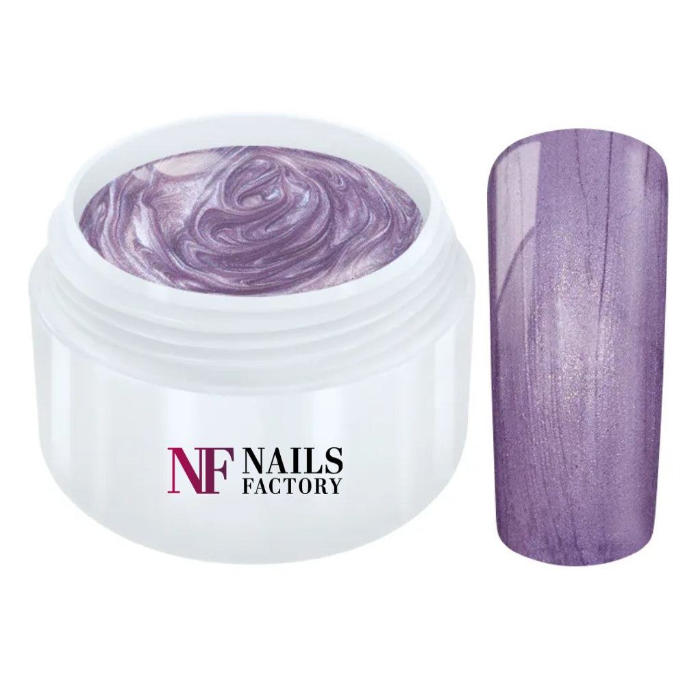 Nails Factory Farbgel Metallic Lavender