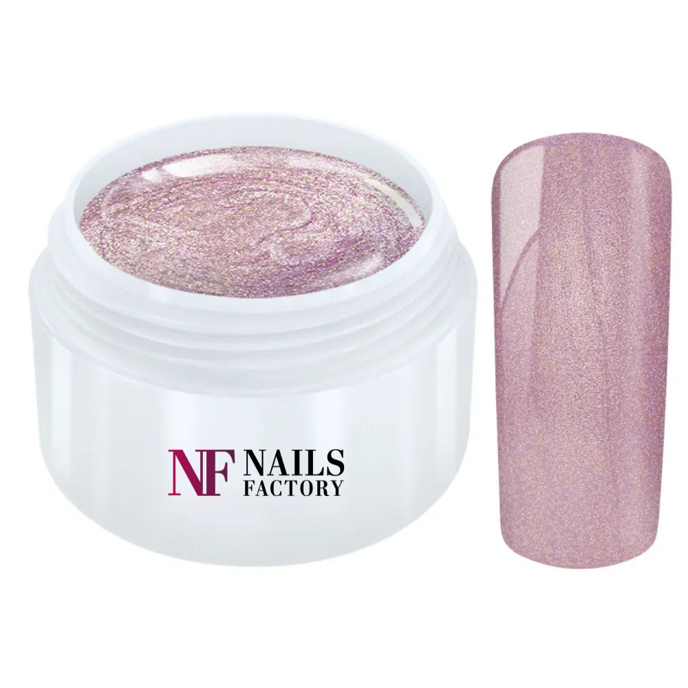 Nails Factory Farbgel Pastel Glimmer Rose