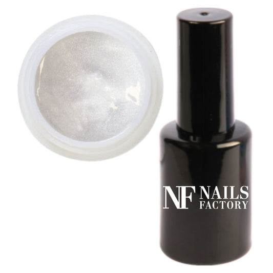 Nails Factory Finish Gel Sparkle Silver