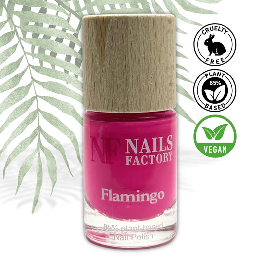 Green Plant Based Nagellack Flamingo