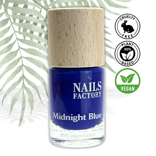Green Plant Based Nagellack Midnight Blue
