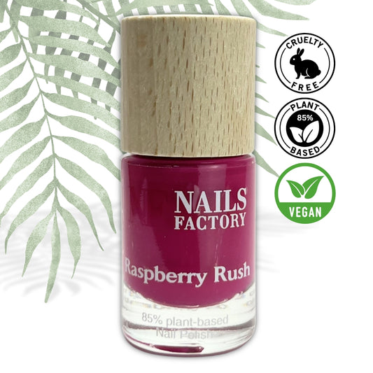 Green Plant Based Nagellack Raspberry Rush