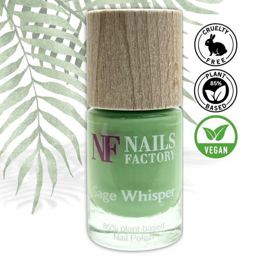 Green Plant Based Nagellack Sage Wisper