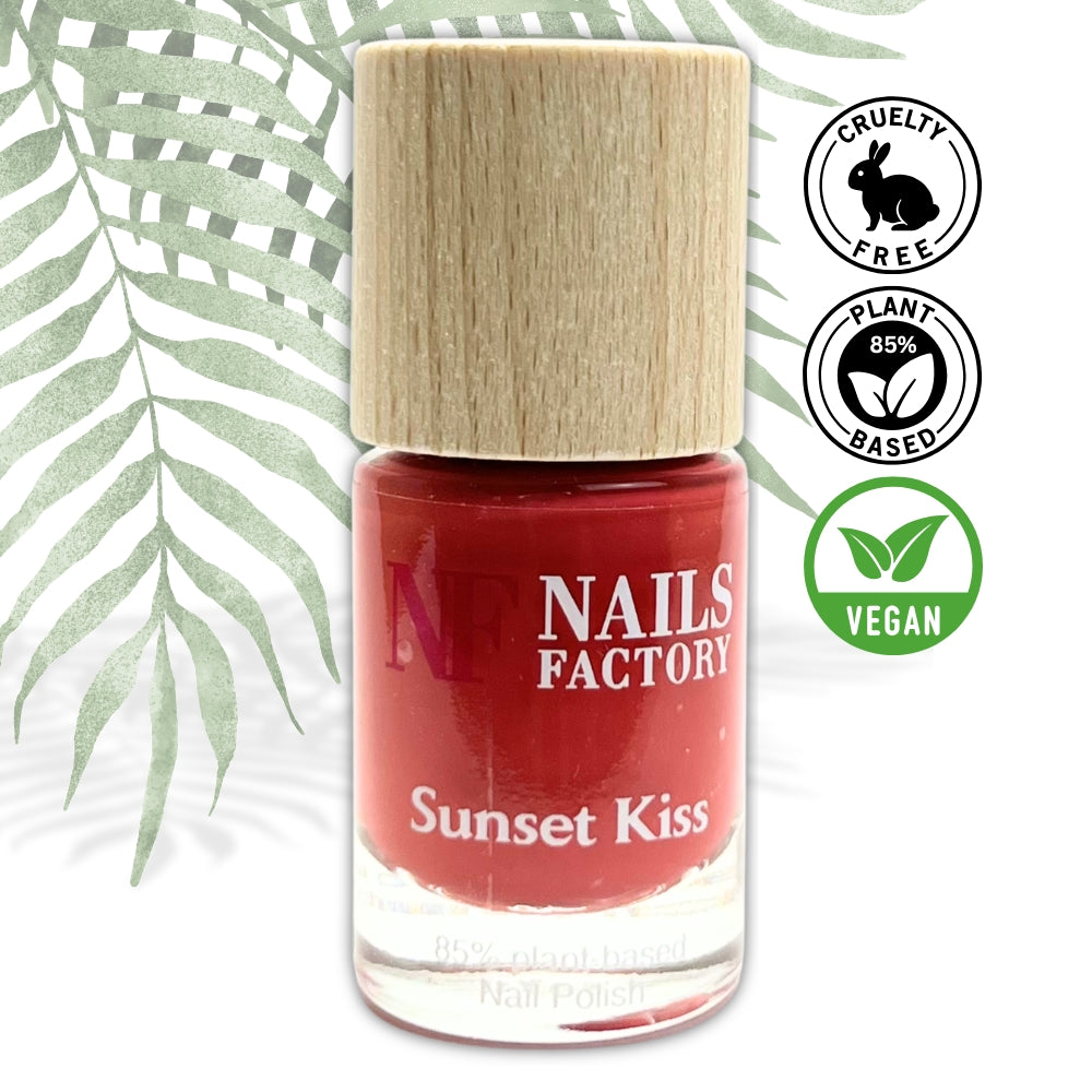 Green Plant Based Nagellack Sunset Kiss