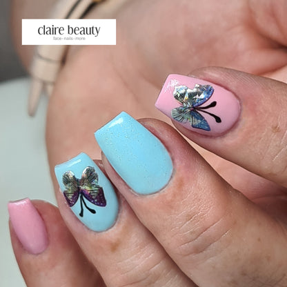 Nail Sticker Schmetterling Hologramm