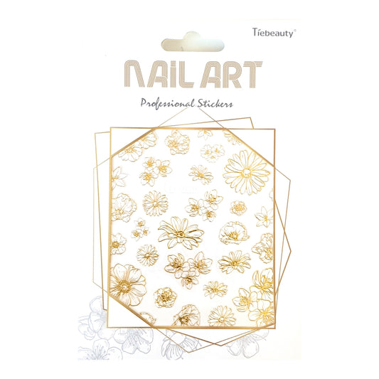 Nail Sticker Blumen 3D