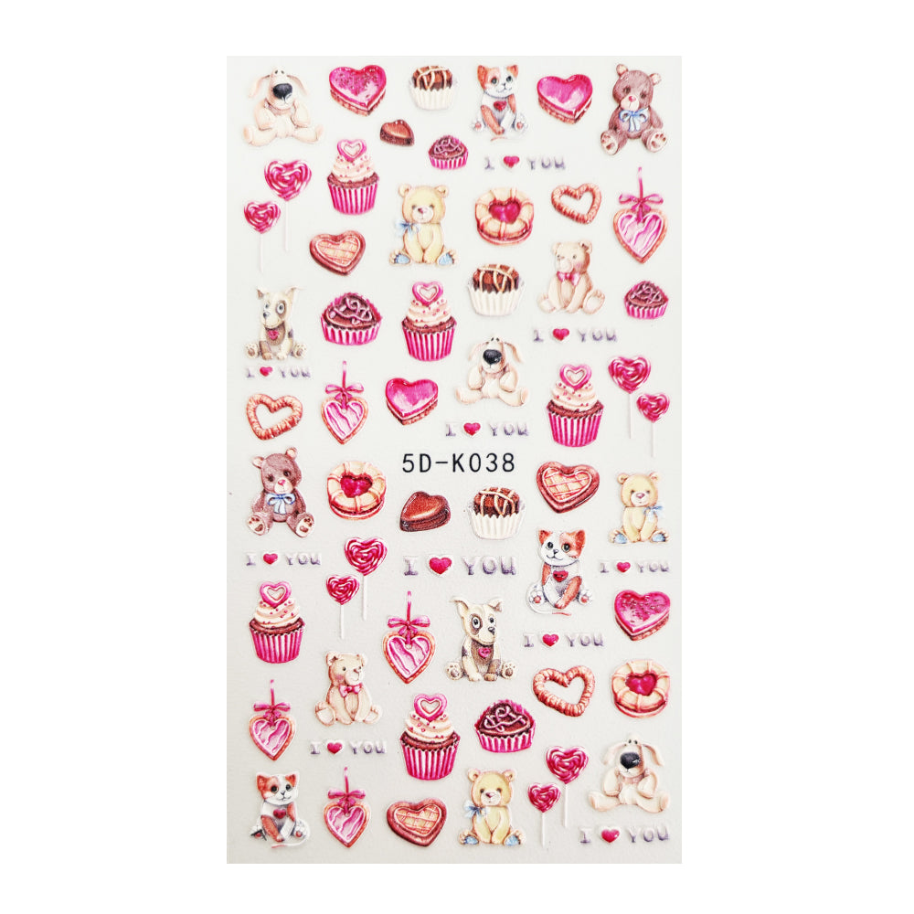 Nail Sticker Candy 5D