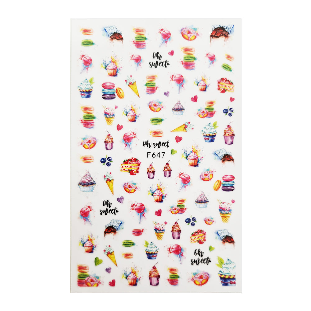 Nail Sticker Dessert
