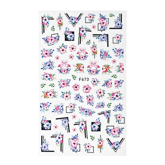 Nail Sticker Flamingo