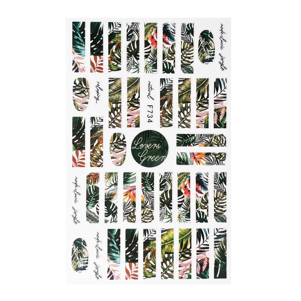 Nail Sticker Jungle
