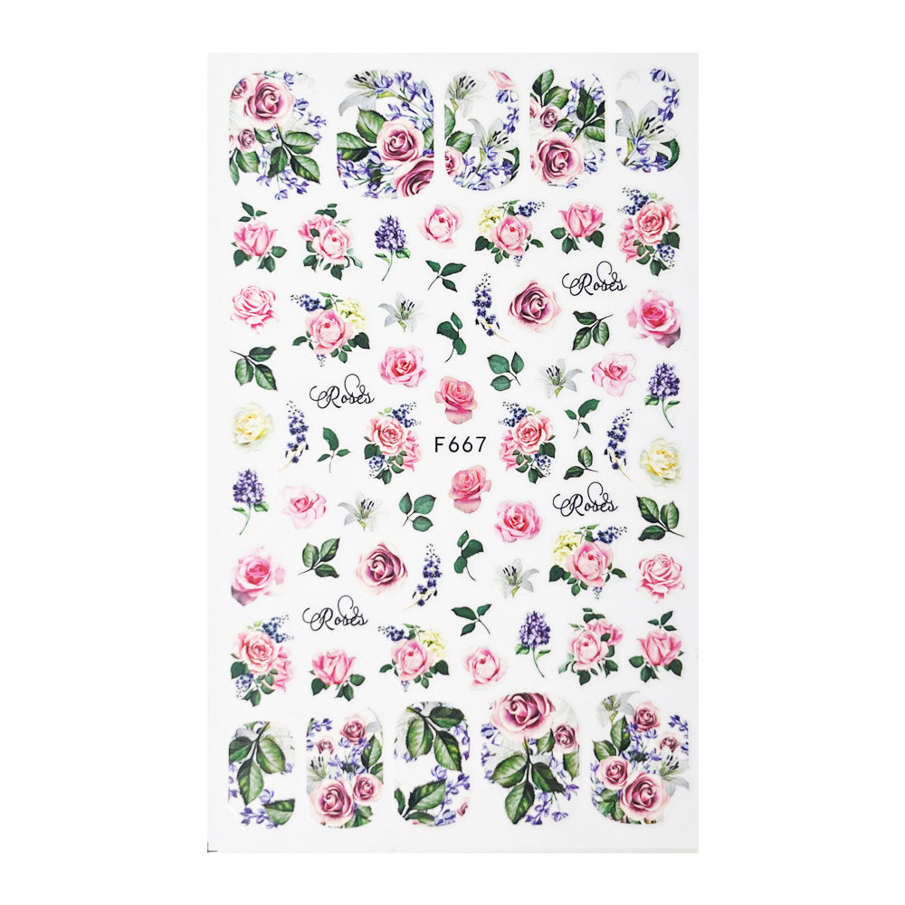 Nail Sticker Rose