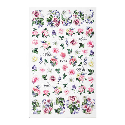 Nail Sticker Rose
