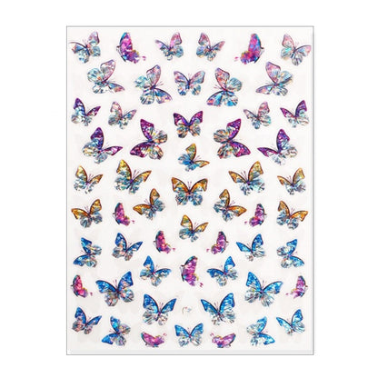 Nail Sticker Schmetterling Hologramm