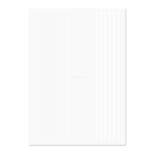 Nail Sticker Stripes Weiss