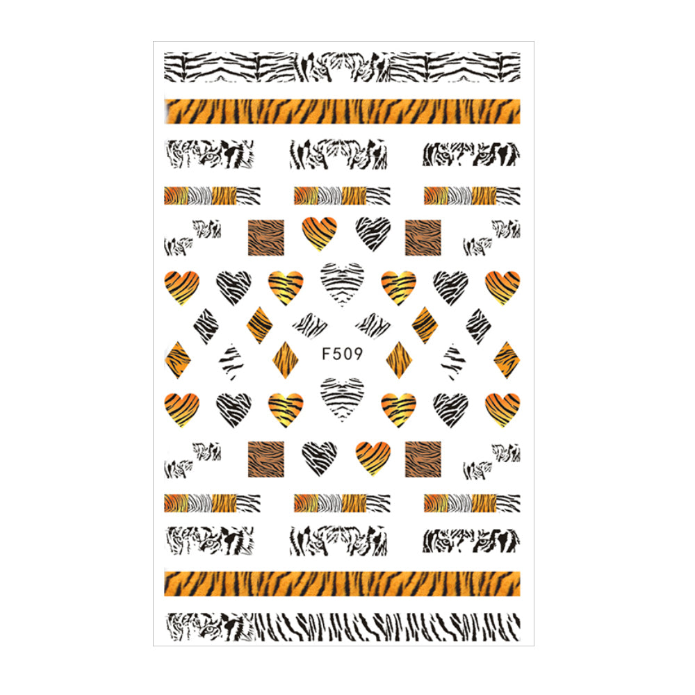 Nail Sticker Tigermuster