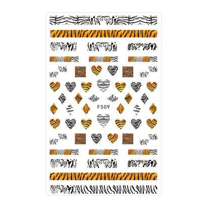 Nail Sticker Tigermuster