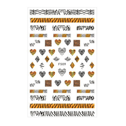 Nail Sticker Tigermuster