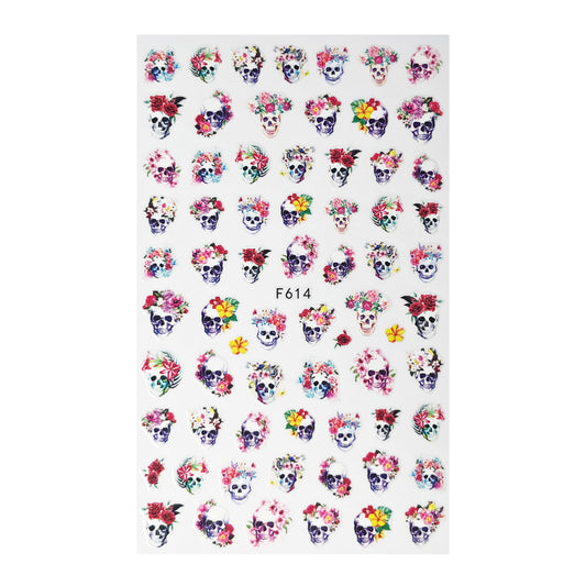 Nail Sticker Totenkopf modern