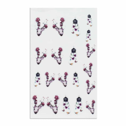 Nailart Tattoo Frühling Vintage