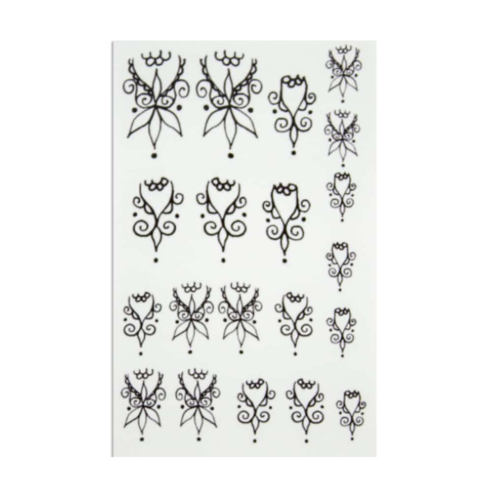 Nailart Tattoo Indian Style