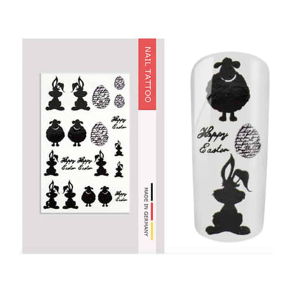 Nailart Tattoo Osterlamm