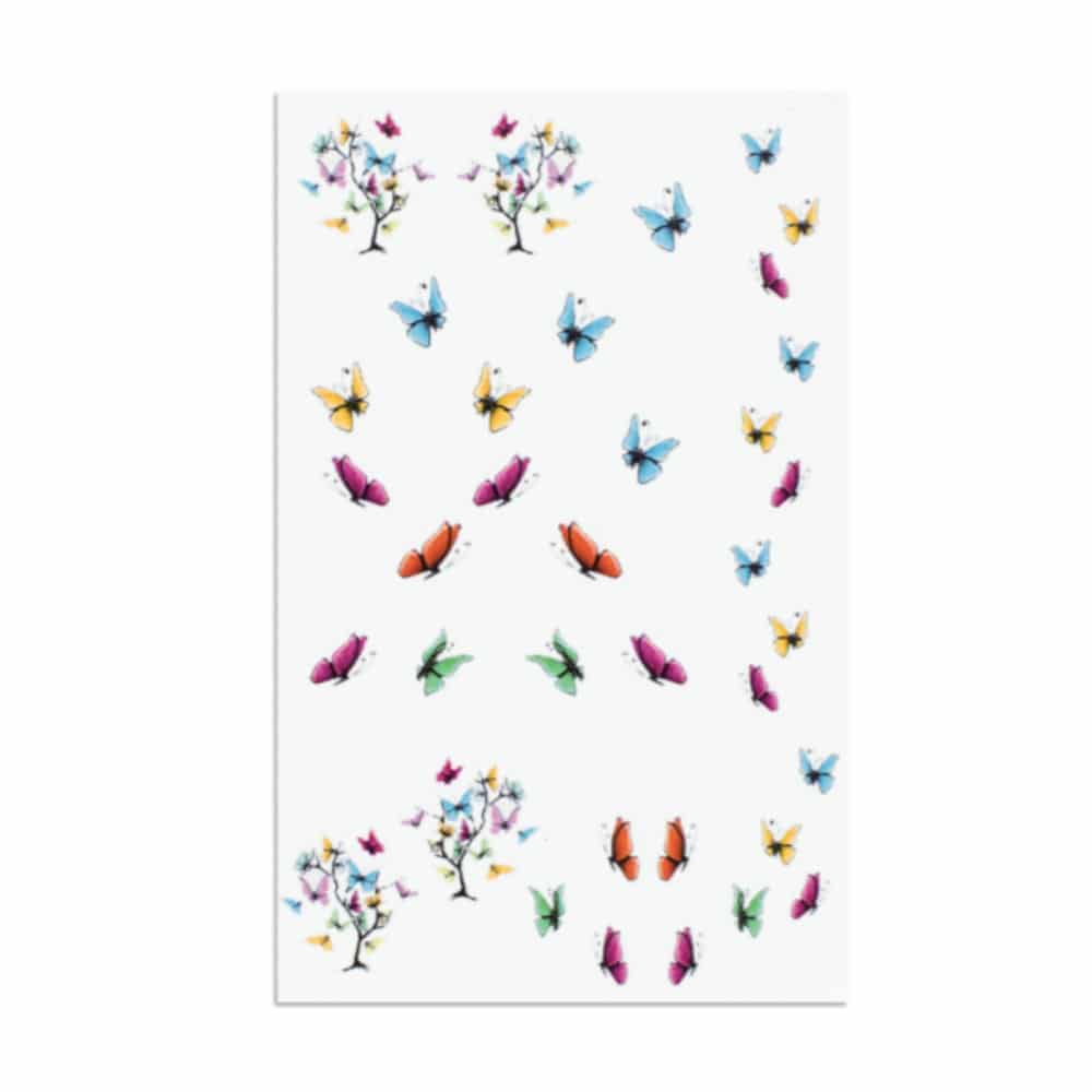 Nailart Tattoo Schmetterlingsbaum