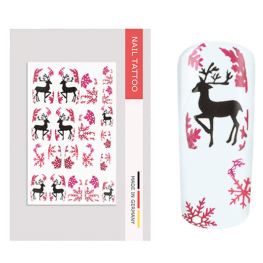 Nailart Tattoo Schneeflocke II