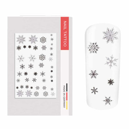 Nailart Tattoo Schneeflocke II