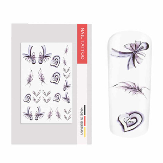 Nailart Tattoo Vintage Love