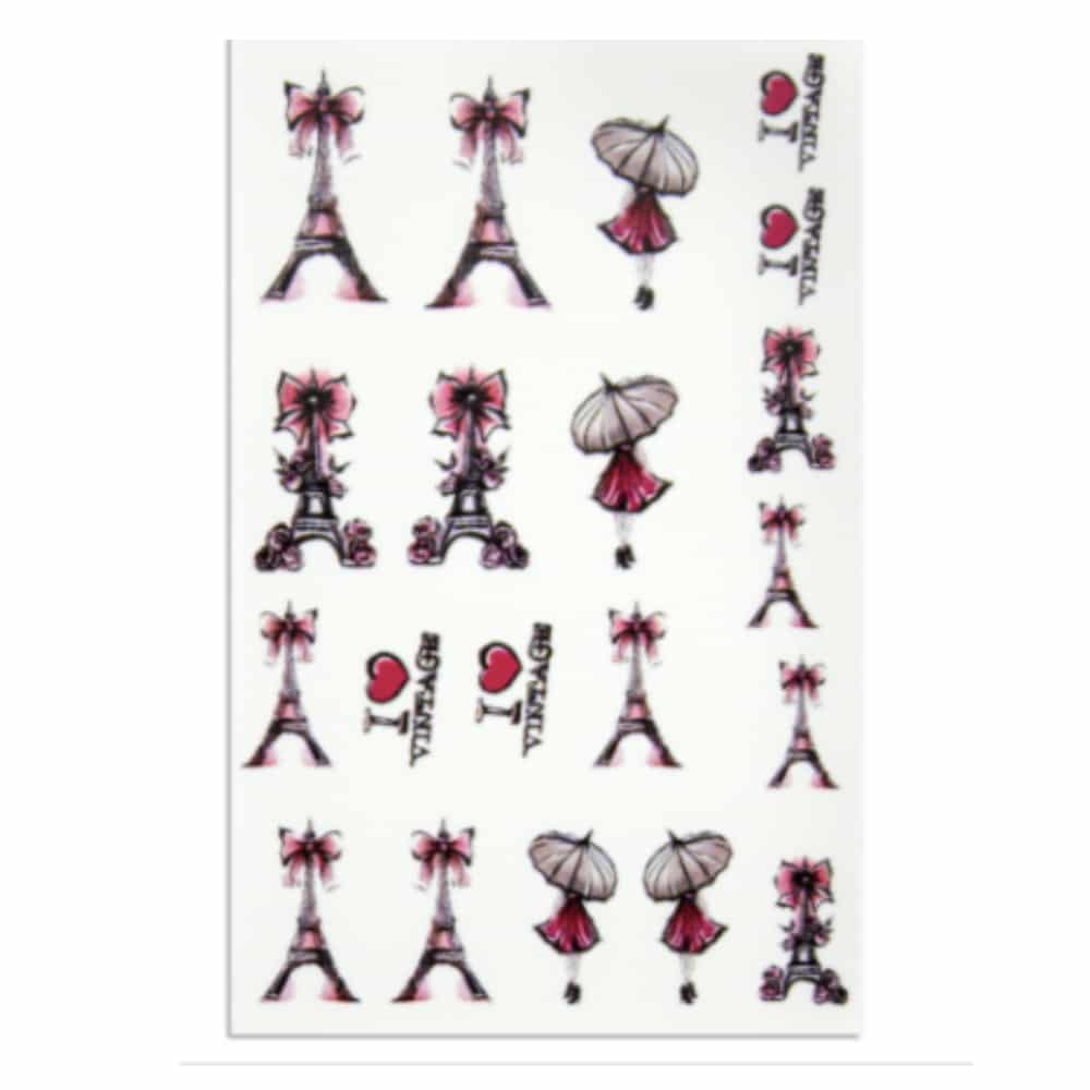 Nailart Tattoo Vintage Paris