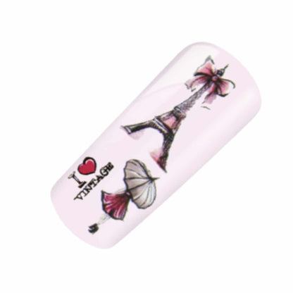 Nailart Tattoo Vintage Paris